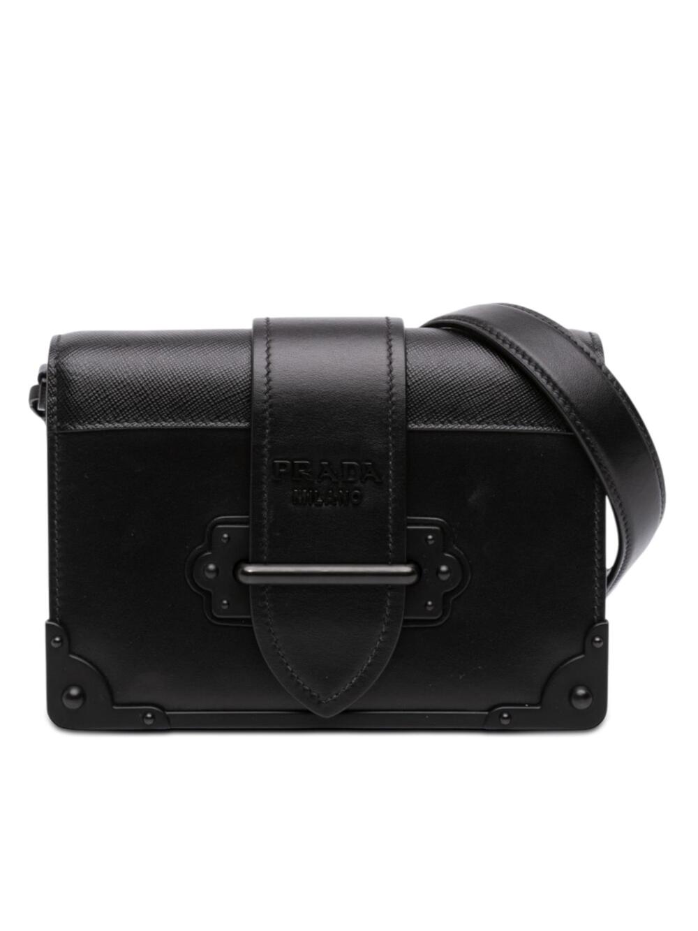 Prada Saffiano Trimmed City Calf Cahier #359453P13B